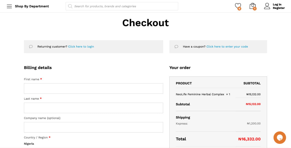 checkout process essential e commerce website features