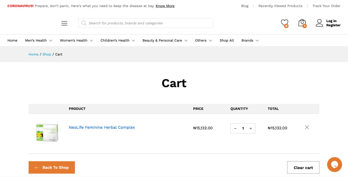 shopping cart essential e commerce website features